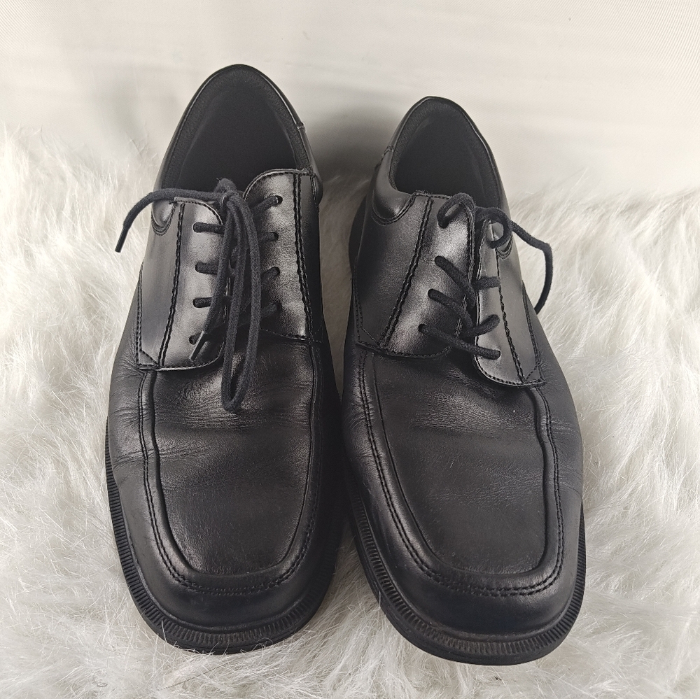 Nunn Bush Black Leather Dress Shoes Comfort Gel Men's Size 10M